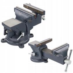 Powermat Robusztus Öntöttvas Acél Lakatos Satu 150 MM Forgatható Üllővel 360 (PM-IS-150T / PM1237)