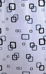 SAPHO Zuhanyfüggöny 180x180cm, vinil, fehér/kék/fekete (sap-ZV010)