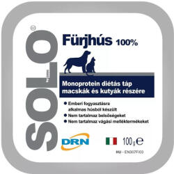 DRN Solo Hypoallergenic Monoprotein fürjhús pástétom (9 x 300 g) 2.7kg