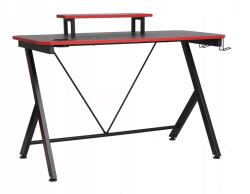 SIGNAL MEBLE Számítógépasztal B-202 fekete gamer Sig (B202C)