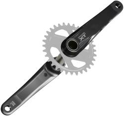 Shimano Deore XT FC-M8200 integrált tengelyes hajtómű, lánckerék nélkül, 1x12s, 175 mm, fekete