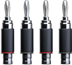 Pro-Ject Connect it LS DS - banándugó szett (2 PIROS/2 FEKETE)