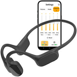 AudiSound Aparat auditiv tip casca cu conductie osoasa Audisound F2H, tehnologie bluetooth, ajustare frecvente