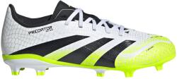 adidas Юношески футболни бутонки Adidas Predator League Juniors Firm Ground Football Boots - White/Blk/Lemon