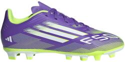 adidas Детски футболни бутонки Adidas F50 Club Childrens Firm Ground Football Boots - Purple/White