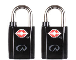 LifeVenture TSA Mini Padlocks zár fekete