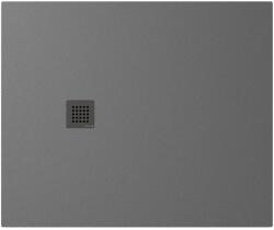 POLYSAN Öntött márványból készült Polysan, TRENECA zuhanytálca 120x100cm méretállítási lehetőséggel, szürke matt, 84313.31 (84313.31)