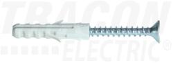 Tracon M6×30mm PA6.6 Normál tipli+csavar, szürke T6CS-PA