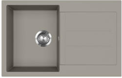 Evido Cubo 45S gránit mosogató 780x500 platina, 442061