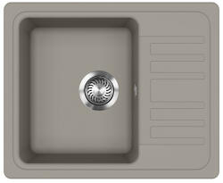 Evido Home 45S compact gránit mosogató 575x460 platina, 442066