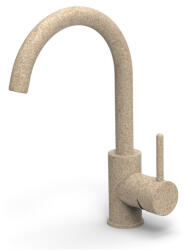 Evido LANA álló konyhai mosogató csaptelep, íves kifolyóval, avena / világosbarna színű, 105754