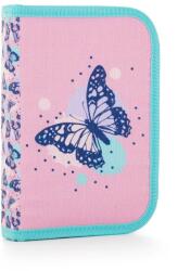 KARTON P+P OXY GO Pillangós kihajtható tolltartó rózsaszín-világoskék