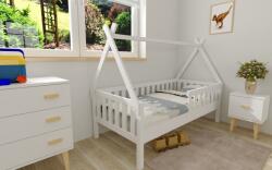 Komforttéka Dorka Fehér fenyő házikó Gyerekágy 80x180