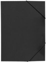 BLUERING Gumis mappa A4, 300g. karton sarok gumírozással Bluering®, fekete (JJ40984) - nyomtassingyen