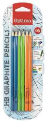 Optima Grafitceruza OPTIMA HB háromszögletű 6 darabos (100146) - nyomtassingyen