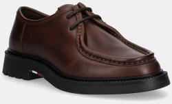 Tommy Hilfiger bőr félcipő HILFIGER COMFORT LWT LTH MOC TOE barna, FM0FM05588 - barna Férfi 42