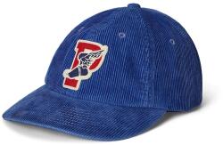 Ralph Lauren kordbársony baseball sapka Cap - kék Univerzális méret