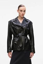 Karl Lagerfeld bőrdzseki - fekete 38