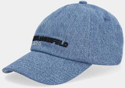 Karl Lagerfeld Jeans pamut baseball sapka - kék Univerzális méret - answear - 19 290 Ft