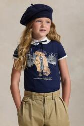 Ralph Lauren gyerek pamut póló - sötétkék 102-108 - answear - 18 990 Ft