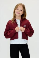 Calvin Klein gyerek bomberdzseki - burgundia 128