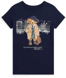 Ralph Lauren gyerek pamut póló - sötétkék 144-154 - answear - 23 990 Ft