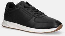 Tommy Hilfiger bőr sportcipő PREMIUM LEATHER HYBRID - fekete Férfi 45