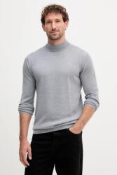 KARL LAGERFELD gyapjú pulóver - szürke S - answear - 45 990 Ft