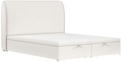 Maison de Reve Világos bézs kárpitozott NOHO kétszemélyes ágy 180 x 200 cm ágyneműtartóval (NOHO180_MDR_P0_ALT01_M0_NF_T0_L10)