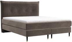 Maison de Reve Barna bársony boxspring ágy DUNA 200 x 200 cm (DUNA200_MDR_P0_TNW26_M1_TNW26_T1_L5)
