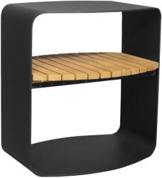 mindo Antracit színű alumínium kerti asztal No. 109 Mindo 48 x 35 cm (30038-070)