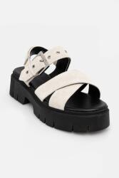 HUGO velúr szandál Kris - bézs Női 40