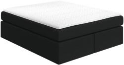 Maison de Reve Fekete kárpitozott boxspring ágy CHESTNUT 140 x 200 cm (CHESTNUT140_MDR_P0_MGN368_M1_MGN368_T1_L1)