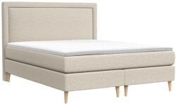 Maison de Reve Világos bézs kárpitozott boxspring ágy CAVA 160 x 200 cm (CAVA160_MDR_P0_MGN353_M1_MGN353_T3_L9)
