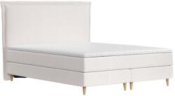 Maison de Reve Világos bézs kárpitozott boxspring ágy CALMA 200 x 200 cm (CALMA200_MDR_P0_ALT01_M1_ALT01_T3_L9)
