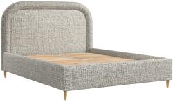 Maison de Reve MIJA krémszínű bouclé kétszemélyes ágy 160 x 200 cm ágyneműtartóval (MIJA160_MDR_P0_CCO80_M0_NF_T0_L26)