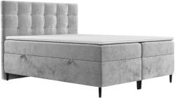 Maison de Reve Világosszürke kárpitozott ágy URBANEO 160 x 200 cm, boxspring (URBANEO160_MDR_P0_LOT06_M3_LOT06_T13_L59)