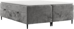 Maison de Reve Szürke kárpitozott boxspring ágy ARAYA 200 x 200 cm (ARAYA200_MDR_P0_LOT09_M3_LOT09_T13_L59)
