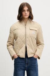 Guess Jeans rövid kabát bézs, átmeneti, oversize, W5YL26 WHG02 - bézs S