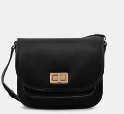 Geox bőr táska FLAVRIE - fekete Univerzális méret