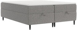 Maison de Reve Szürke kárpitozott boxspring ágy KANAI 180 x 200 cm (KANAI180_MDR_P0_BBL06_M3_BBL06_T13_L32)