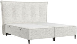Maison de Reve Világos bézs kárpitozott kétszemélyes ágy KOYA 200 x 200 cm tárolóval (KOYA200_MDR_P0_MDO481_M0_NF_T0_L59)