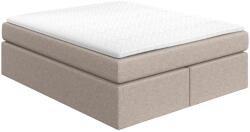Maison de Reve Bézs kárpitozott boxspring ágy CHESTNUT 200 x 200 cm (CHESTNUT200_MDR_P0_MGN352_M1_MGN352_T1_L1)