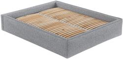 Maison de Reve Szürke kárpitozott ALVAR L kétszemélyes ágy 200 x 200 cm ágyneműtartóval (ALVARL200_MDR_P0_ALT16_M0_NF_T0_L1)