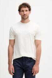 Karl Lagerfeld pamut póló - bézs M - answear - 24 890 Ft