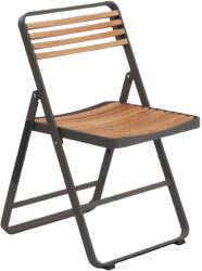 mindo Antracit kerti összecsukható szék No. 121 Mindo bambusz ülőfelülettel (30076-070)