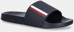 Tommy Hilfiger papucs CORPORATE TEXTURED POOL SLIDE sötétkék, FM0FM05618 - sötétkék Férfi 46