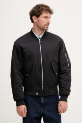 Tommy Hilfiger bomber dzseki fekete, téli, MW0MW40593 - fekete M