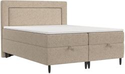 Maison de Reve Bézs kárpitozott NEA ágy 160 x 200 cm, boxspring (NEA160_MDR_P0_BBL03_M3_BBL03_T13_L32)