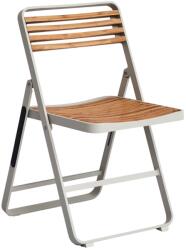 mindo Világosszürke kerti összecsukható szék No. 121 Mindo bambusz ülőfelülettel (30076-010)